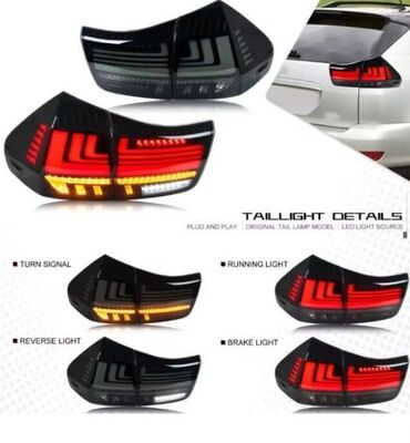 FEUX A LEDS LEXUS RX350 RX330 RX400h AVEC CLIGNOTANTS DTS DEFILANTS -DYNAMIC TURN SIGNAL"  (2004/2009)