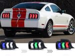 FEUX A LEDS FORD MUSTANG V PHASE 1 AVEC CLIGNOTANTS DTS -DYNAMIC TURN SIGNAL - ET FONCTION RGB ANIMATION DYNAMIQUE (2005/2009)