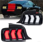 FEUX A LEDS FORD MUSTANG V PHASE 1 AVEC CLIGNOTANTS DTS -DYNAMIC TURN SIGNAL - ET SANS OU AVEC FONCTION RGB (2005/2009)