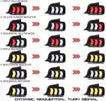 FEUX A LEDS FORD MUSTANG V PHASE 1 AVEC CLIGNOTANTS DTS -DYNAMIC TURN SIGNAL - ET SANS OU AVEC FONCTION RGB (2005/2009)