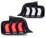 FEUX A LEDS FORD MUSTANG V PHASE 1 AVEC CLIGNOTANTS DTS -DYNAMIC TURN SIGNAL - ET SANS OU AVEC FONCTION RGB (2005/2009)