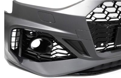 PARE CHOC AVANT AUDI A4 B9 PHASE 2 LOOK RS4 AVEC EMPLACEMENTS CAMERA ET ACC (05-2019/2024)