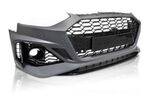 PARE CHOC AVANT AUDI A4 B9 PHASE 2 LOOK RS4 AVEC EMPLACEMENTS CAMERA ET ACC (05-2019/2024)