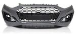 PARE CHOC AVANT AUDI A4 B9 PHASE 2 LOOK RS4 AVEC EMPLACEMENTS CAMERA ET ACC (05-2019/2024)