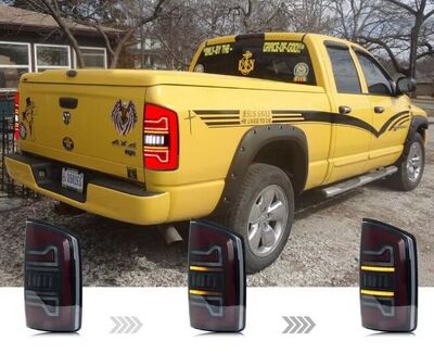 FEUX A LEDS DODGE RAM AVEC CLIGNOTANTS DTS -DYNAMIC TURN SIGNAL - VERSION 2 (2002/2005)