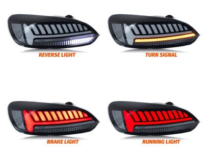 FEUX A LEDS VW SCIROCCO DTS -DYNAMIC TURN SIGNAL- PHASE 1 (2008/04-2014)