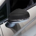 COQUES DE RETROS PIANO BLACK OU CARBONE LOOK FORD FIESTA MK8 (2017+) (REMPLACEMENT) FORD MUMA SUV (2019/2024) (REMPLACEMENT)