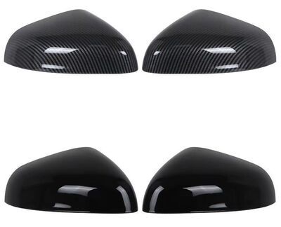 COQUES DE RETROS PIANO BLACK OU CARBONE LOOK FORD FIESTA MK8 (2017+) (REMPLACEMENT) FORD MUMA SUV (2019/2024) (REMPLACEMENT)