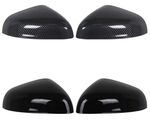 COQUES DE RETROS PIANO BLACK OU CARBONE LOOK FORD FIESTA MK8 (2017+) (REMPLACEMENT) FORD MUMA SUV (2019/2024) (REMPLACEMENT)