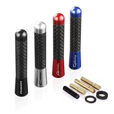 ANTENNE DE TOIT ALU/CARBONE LOOK AVEC LOGO KA , C MAX, FUSION ,GALAXY , PUMA OU RAPTOR