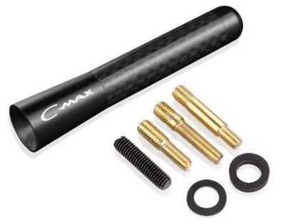 ANTENNE DE TOIT ALU/CARBONE LOOK AVEC LOGO KA , C MAX, FUSION ,GALAXY , PUMA OU RAPTOR