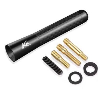 ANTENNE DE TOIT ALU/CARBONE LOOK AVEC LOGO KA , C MAX, FUSION ,GALAXY , PUMA OU RAPTOR