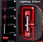 FEUX A LEDS FORD RANGER T9 AVEC FONCTION DTS -DYNAMIC TURN SIGNAL- (2023+)