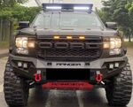 CASQUETTE DE PARE BRISE A LEDS FORD RANGER T9 V2 (2023+)