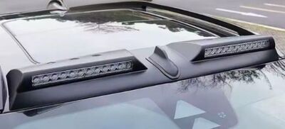 CASQUETTE DE PARE BRISE A LEDS FORD RANGER T9 V2 (2023+)