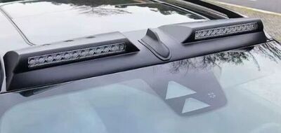 CASQUETTE DE PARE BRISE A LEDS FORD RANGER T9 V2 (2023+)