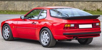 LAME DE PARE CHOC ARRIERE PORSCHE 944 (1982/1991)