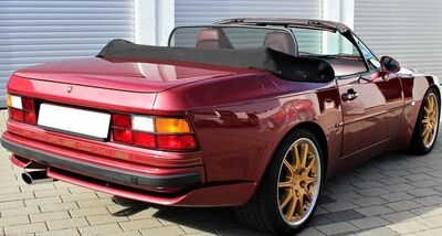 LAME DE PARE CHOC ARRIERE PORSCHE 944 (1982/1991)