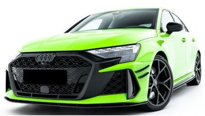 LAME DE PARE CHOC AVANT DTM LOOK "CNC" AUDI RS3 8Y SPORTBACK OU LIMOUSINE/SEDAN PHASE 2 (2024+)