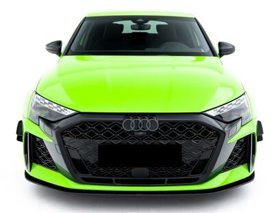 LAME DE PARE CHOC AVANT DTM LOOK "CNC" AUDI RS3 8Y SPORTBACK OU LIMOUSINE/SEDAN PHASE 2 (2024+)