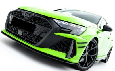 LAME DE PARE CHOC AVANT DTM LOOK "CNC" AUDI RS3 8Y SPORTBACK OU LIMOUSINE/SEDAN PHASE 2 (2024+)