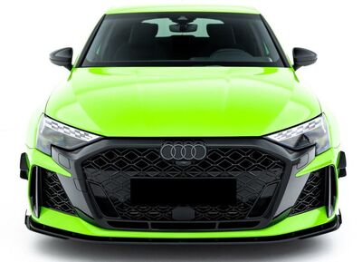LAME DE PARE CHOC AVANT DTM LOOK "CNC CUPWINGS" AUDI RS3 8Y SPORTBACK OU LIMOUSINE/SEDAN PHASE 2 (2024+)
