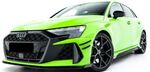 LAME DE PARE CHOC AVANT DTM LOOK "CNC CUPWINGS" AUDI RS3 8Y SPORTBACK OU LIMOUSINE/SEDAN PHASE 2 (2024+)
