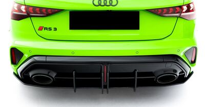 RAJOUT DE DIFFUSEUR ARRIERE EN ABS AUDI RS3 8Y SPORTBACK PHASE 2 "CNC" (2024+)