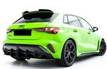 RAJOUT DE DIFFUSEUR ARRIERE EN ABS AUDI RS3 8Y SPORTBACK PHASE 2 "CNC" (2024+)