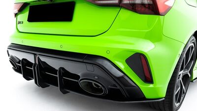 RAJOUT DE DIFFUSEUR ARRIERE EN ABS AUDI RS3 8Y SPORTBACK PHASE 2 "CNC" (2024+)