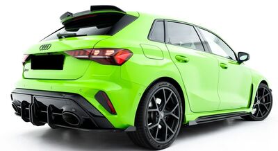 RAJOUT DE DIFFUSEUR ARRIERE EN ABS AUDI RS3 8Y SPORTBACK PHASE 2 "CNC CUPWINGS" (2024+)