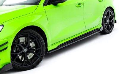 JEU DE BAS DE CAISSE (RAJOUTS EN ABS) AUDI RS3 8Y SPORTBACK OU LIMOUSINE SEDAN MX V2 (2021+)