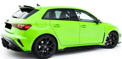JEU DE BAS DE CAISSE (RAJOUTS EN ABS) AUDI RS3 8Y SPORTBACK OU LIMOUSINE/SEDAN PHASE 2 "CNC 4 CUPWINGS- " (2024+)