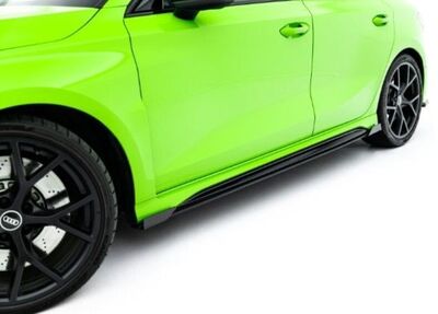 JEU DE BAS DE CAISSE (RAJOUTS EN ABS) AUDI RS3 8Y SPORTBACK OU LIMOUSINE/SEDAN PHASE 2 "CNC 4 CUPWINGS- " (2024+)