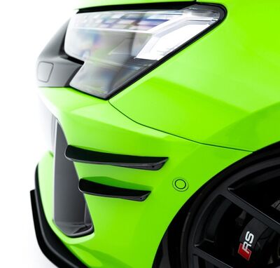 SPLITTERS "CANARDS" DE PARE CHOC AVANT AUDI RS3 8Y SPORTBACK OU LIMOUSINE SEDAN PHASE 2 (2024+)