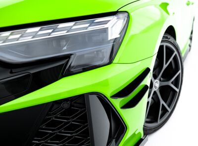 SPLITTERS "CANARDS" DE PARE CHOC AVANT AUDI RS3 8Y SPORTBACK OU LIMOUSINE SEDAN PHASE 2 (2024+)