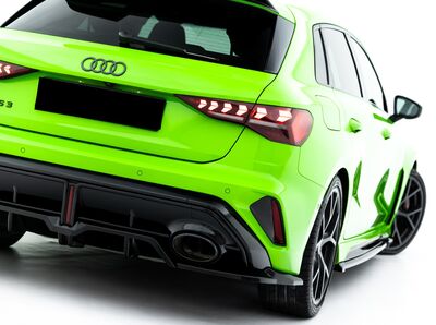 LAME DE PARE CHOC ARRIERE AUDI RS3 8Y SPORTBACK PHASE 2  "DTM LOOK" V2 (2024+)