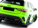 LAME DE PARE CHOC ARRIERE AUDI RS3 8Y SPORTBACK PHASE 2  "DTM LOOK" V2 (2024+)
