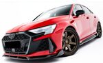 JEU DE BAS DE CAISSE (RAJOUTS EN ABS) AUDI RS3 8Y SPORTBACK OU LIMOUSINE SEDAN MX V2 (2021+)