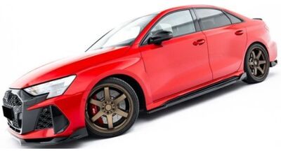 JEU DE BAS DE CAISSE (RAJOUTS EN ABS) AUDI RS3 8Y SPORTBACK OU LIMOUSINE SEDAN MX V2 (2021+)