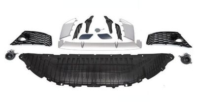 PARE CHOC AVANT AUDI A6 4G FACELIFT PHASE 2 LOOK RS6 AVEC ACC ET CAMERA (10-2014/2019)