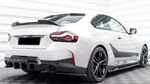RAJOUT CENTRAL DE PARE CHOC ARRIERE LOOK DIFFUSEUR BMW SERIE 2 G42 COUPE PACK M OU M240I  "DTM LOOK" (2021+)