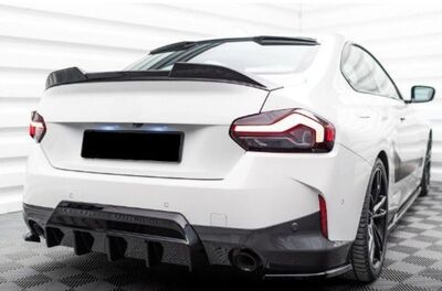 RAJOUT CENTRAL DE PARE CHOC ARRIERE LOOK DIFFUSEUR BMW SERIE 2 G42 COUPE PACK M OU M240I  "DTM LOOK" (2021+)