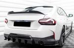 RAJOUT CENTRAL DE PARE CHOC ARRIERE LOOK DIFFUSEUR BMW SERIE 2 G42 COUPE PACK M OU M240I  "DTM LOOK" (2021+)