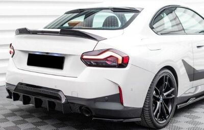 RAJOUT CENTRAL DE PARE CHOC ARRIERE LOOK DIFFUSEUR BMW SERIE 2 G42 COUPE PACK M OU M240I  "DTM LOOK" (2021+)