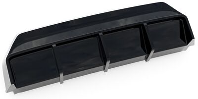 RAJOUT CENTRAL DE PARE CHOC ARRIERE LOOK DIFFUSEUR BMW SERIE 2 G42 COUPE PACK M OU M240I  "DTM LOOK" (2021+)
