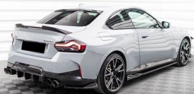 RAJOUT CENTRAL DE PARE CHOC ARRIERE LOOK DIFFUSEUR BMW SERIE 2 G42 COUPE PACK M OU M240I  "DTM LOOK" (2021+)