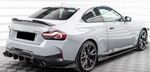 RAJOUT CENTRAL DE PARE CHOC ARRIERE LOOK DIFFUSEUR BMW SERIE 2 G42 COUPE PACK M OU M240I  "DTM LOOK" (2021+)