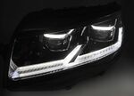 PHARES A LEDS TUBE LIGHT "FULL LEDS" VW BUS T6 PHASE 1 avec vrais feux de jour et clignotants à leds avec fonction DTS-Dynamic Turn Signal- VERSION 5 (2015/04-2019)