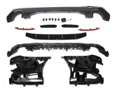 PARE CHOC ARRIERE COMPLET BMW SERIE 4 G22/G23 LOOK 430I MP (2020/2024)